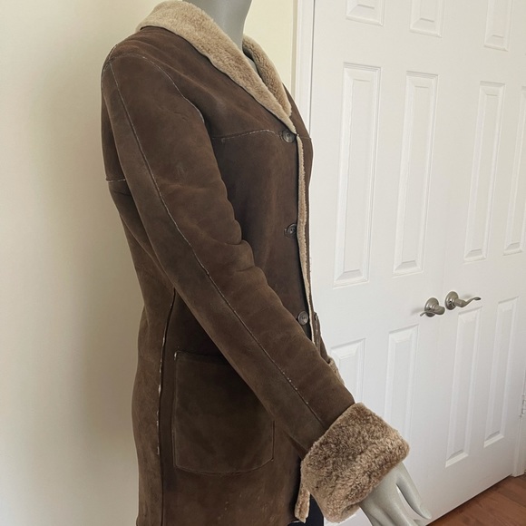 Owen Barry Genuine Shearling Coat Size Small - Picture 4 of 9